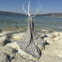 Mijölnir Toalla de Playa Fouta Black, White, Beige